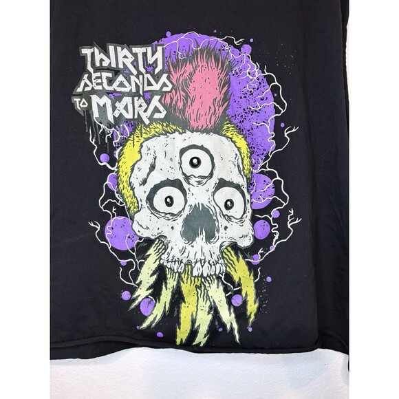 Thirty Seconds To Mars Season Tour 2024 Cut Cropped Top Shirt Size XL - Picture 3 of 5